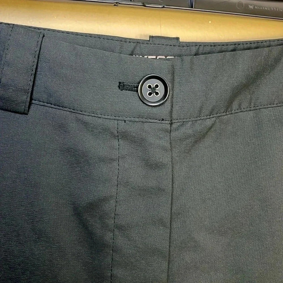 Nike Golf Tour Performance Capri Pants‎ Black Casual Athletic Silky Technical - Picture 3 of 6